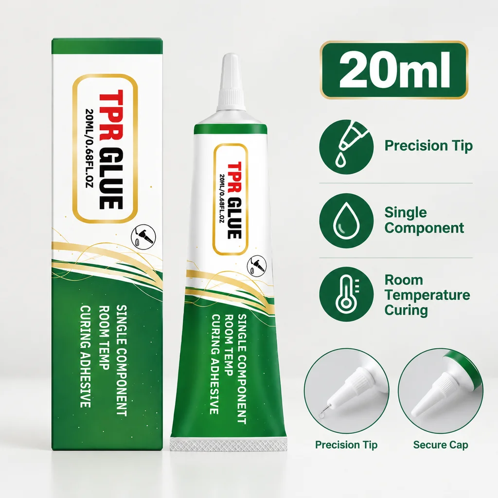 TPR Repair Glue 20ml Low Odor Room Temp For Stress Ball Squishies Plastic DIY Handcraft Studio Home Shoes  Material Bonding...