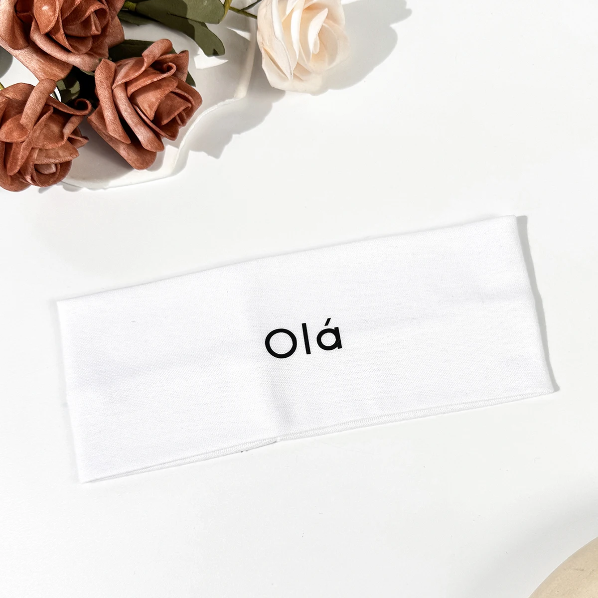 Buchstaben-Stirnbänder für Männer und Frauen, Yoga-Stirnbänder, rutschfest, schweißabsorbierend, Stirnbänder, Fitness-Haarband, Sport, elastische Stirnbänder – Detail 4