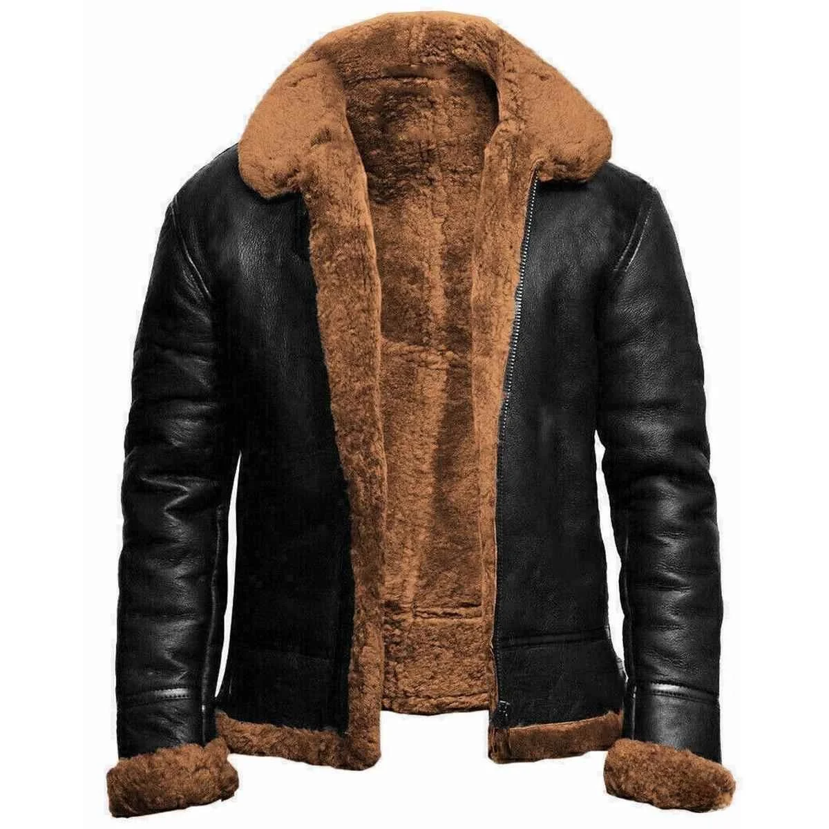 

Men's Imitation Jaet mid to Long Zipper Fur Collar Warm Ro Sle Youth Casual Faion Winter Coat Pure Color Other 00%