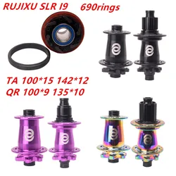 RUJIXU SLR I9 MTB Hub 32 Hole 690 Sound 6 Claws100X15 142X12 HG/XD/MS  Sealed Bearing 6 Bolts Disc Brake for SHIMANO SRAM