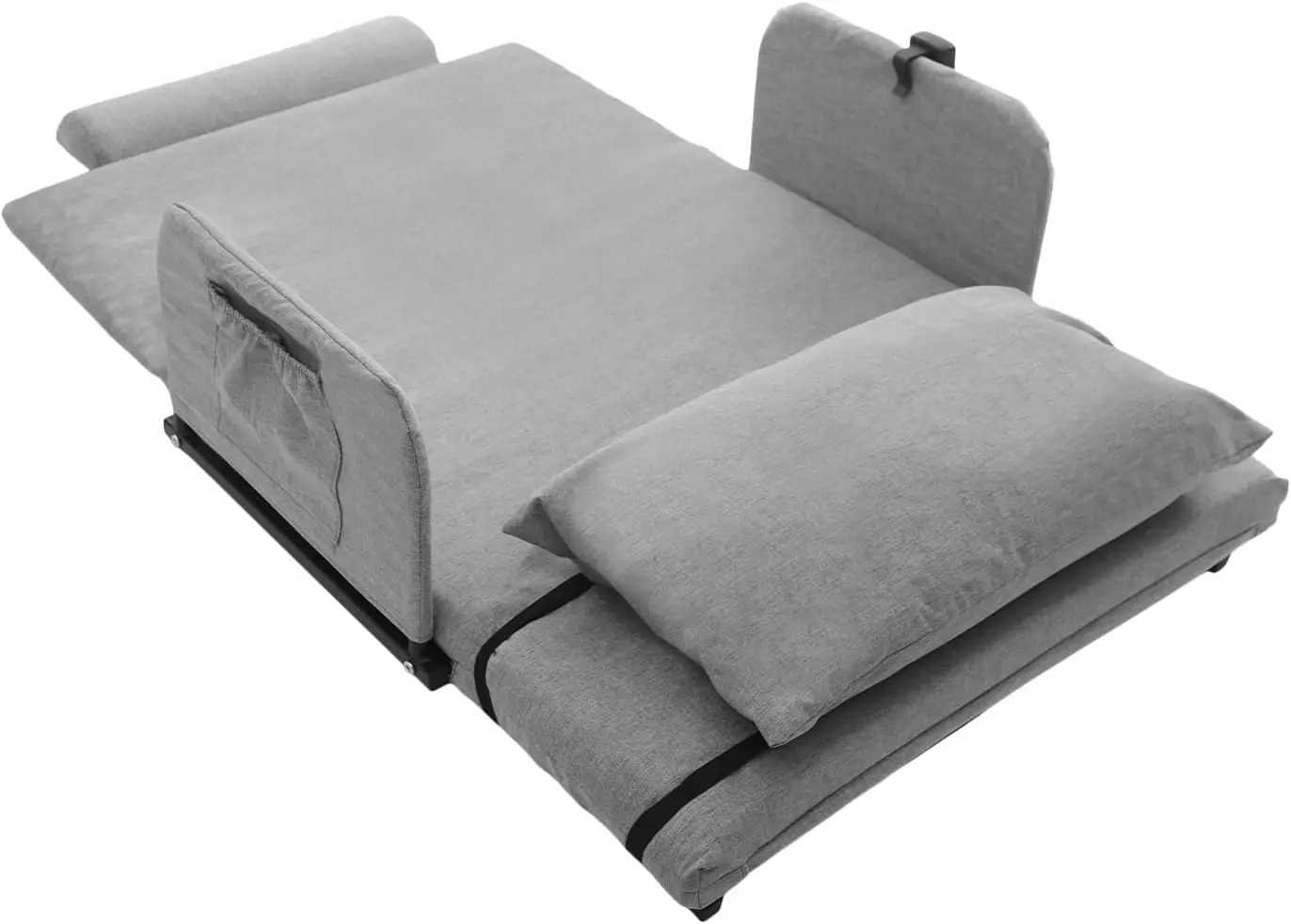 سرير كهربائي قابل للتعديل لكبار السن، 2-80 °   مسند الظهر ورفع الساق، سعة وزن 661 رطل، جهاز تحكم عن بعد، قابل للفصل والغسل