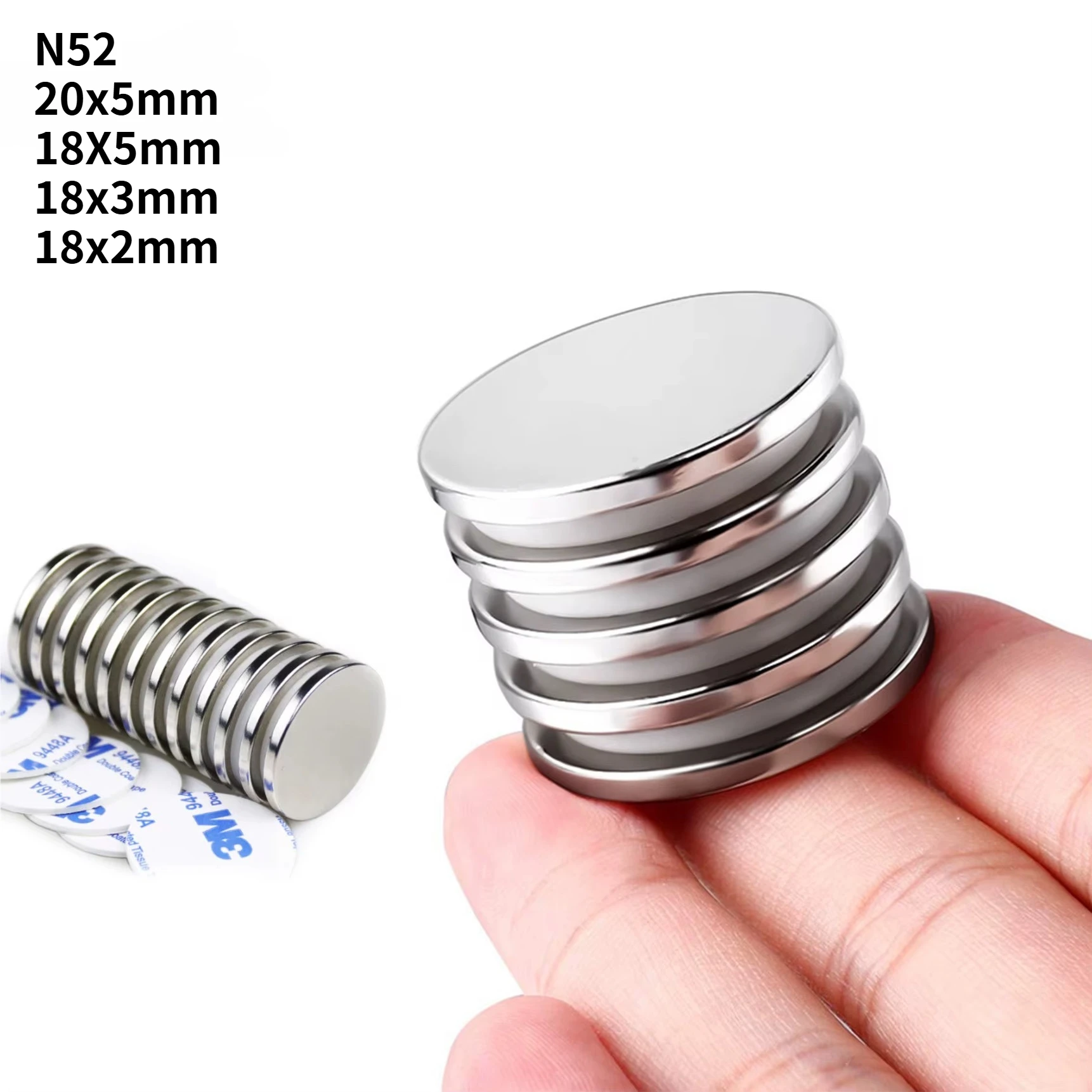 

N52 20x5 18X5 18x3 18x2 сильные неодимовые магниты генератор наклейка для электровелосипеда двойная лента индивидуальный электродвигатель наука