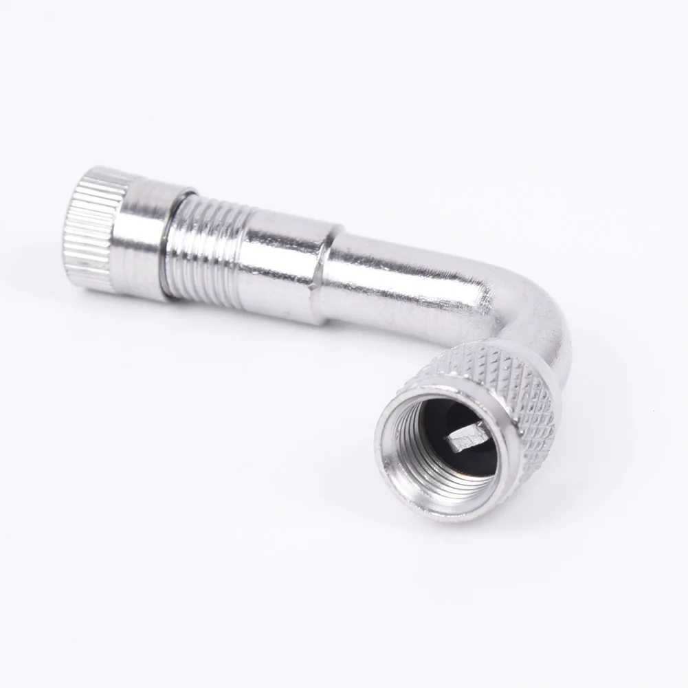 Accessory Tyre Valve Extension Adapter Stem Tire 90 Degree For Motorcycle Car Tyre Valve 2pcs Adapter Extension New