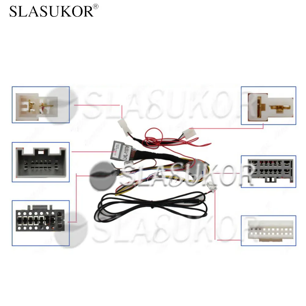 16PIN Car Radio Cable No CAN Bus Box Canbus For VOLVO S40 LOW END POWER WIRE No Canbus  Android