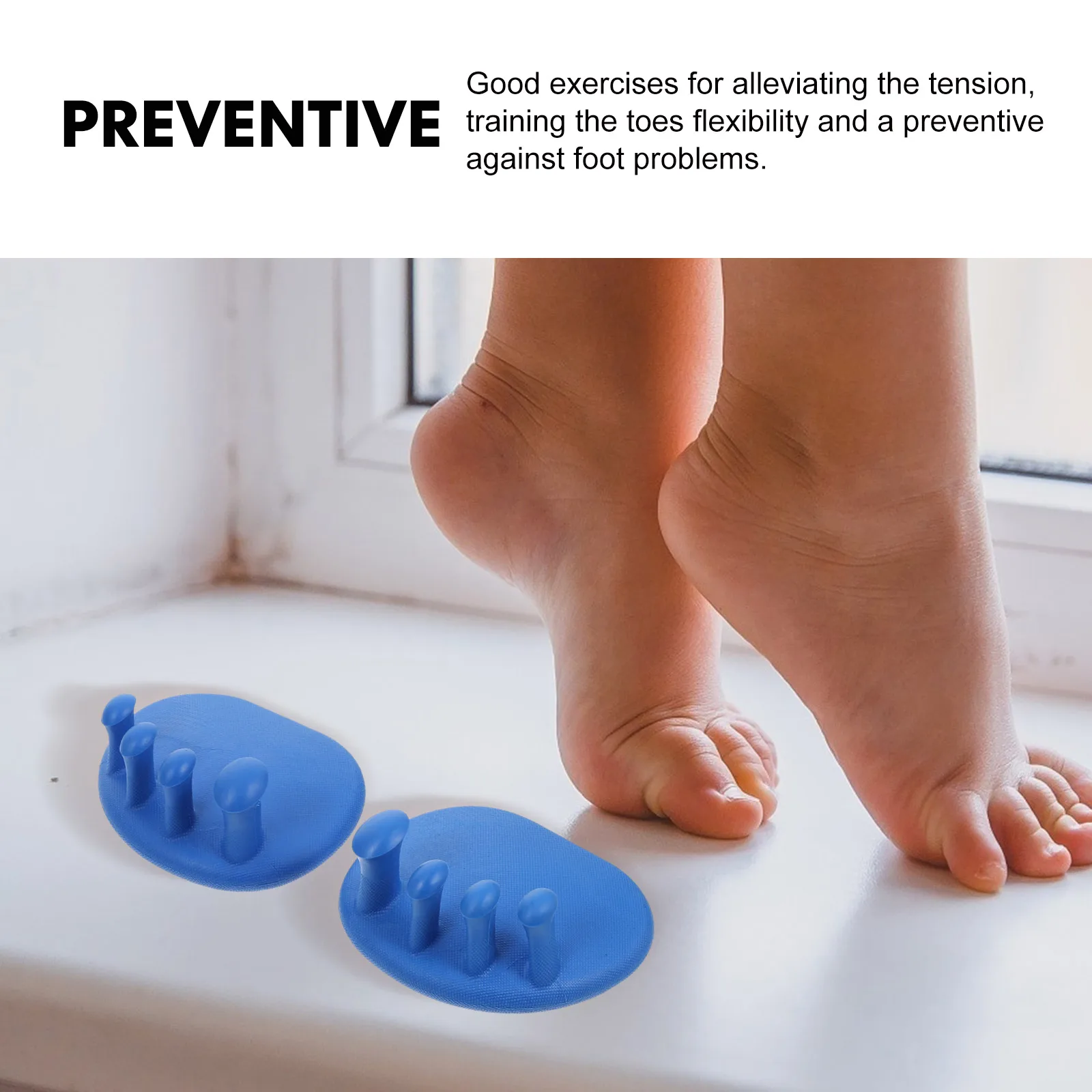 

1 Pair Hallux Valgus Corrector Comfortable Toe Stretcher Tool Foot Bone Straightener Big Toe Alignment Exerciser Durable