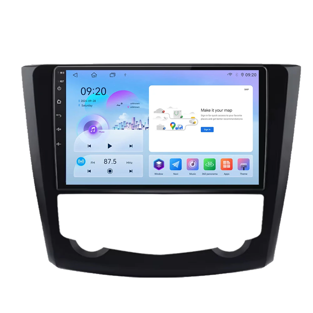 Android 16 Autoradio Voor Renault Kadjar 2015-2019 Navigatie GPS Multimedia Video Player Stereo wifi + 4G Carplay auto 2 DIN DVD - afbeelding 2