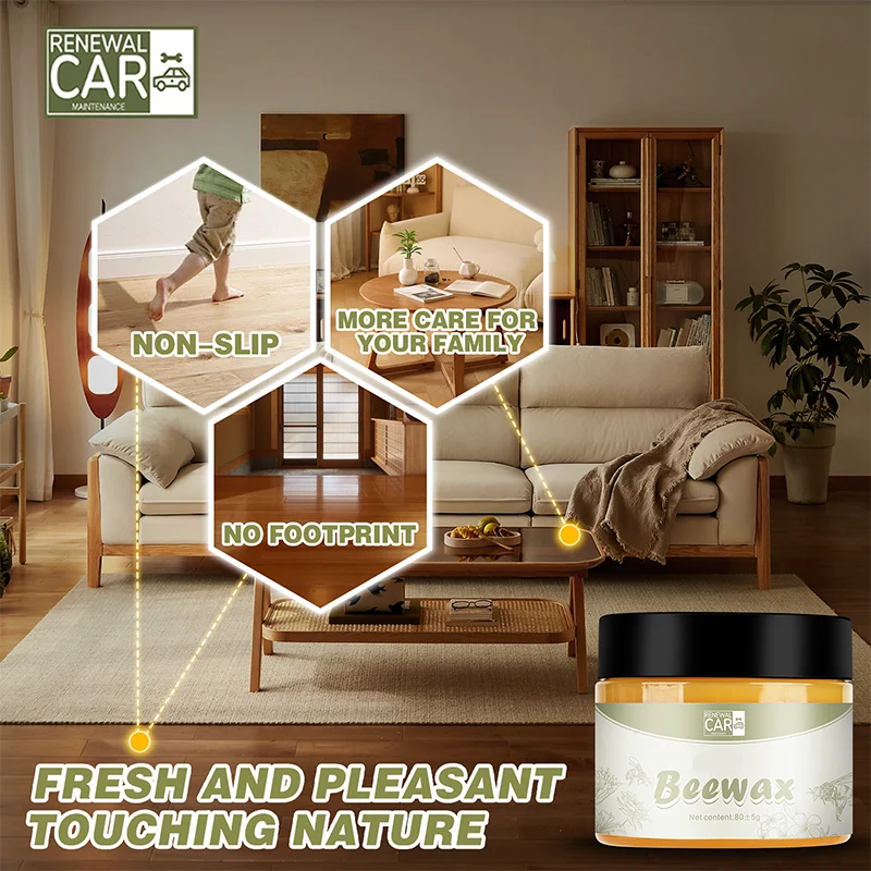 Автомобильный пчелиный воск - 100% натуральный, для салона автомобиля и деревянных поверхностей дома. Очищает, польскую, защищает, восстанавливает блеск. Простота в использовании