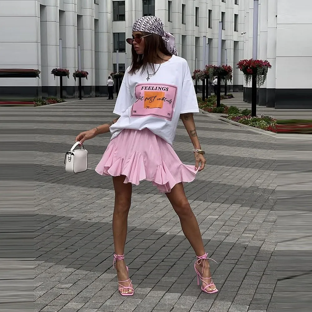 

Розовые короткие женские юбки без верха, летняя мини-юбка для отдыха для девочек, юбка на день рождения для девочек