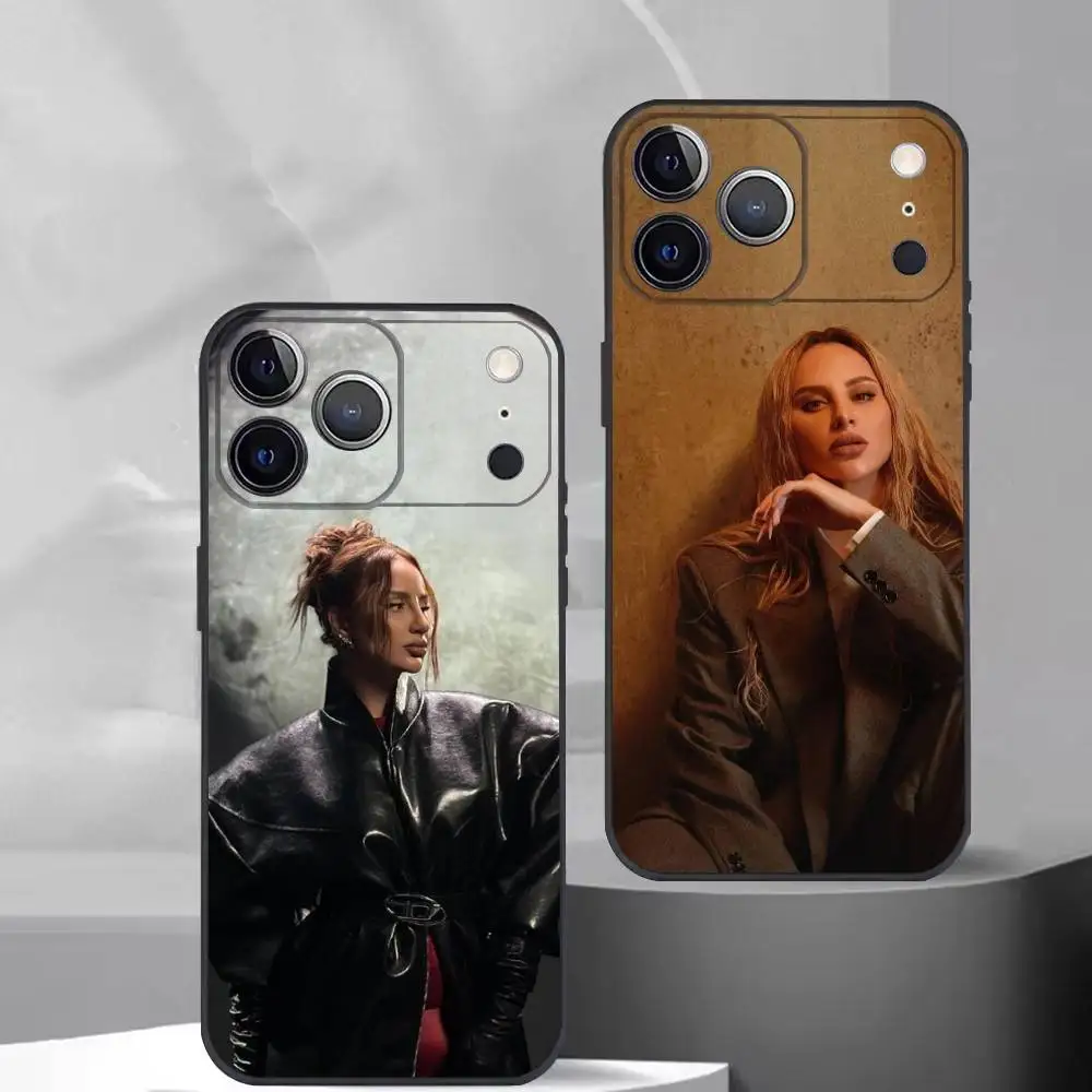 Funda de Silicona Suave Anna Asti S-Singer para iPhone 17 16 15 14 13 12 11 X XR Plus Pro Max Plus