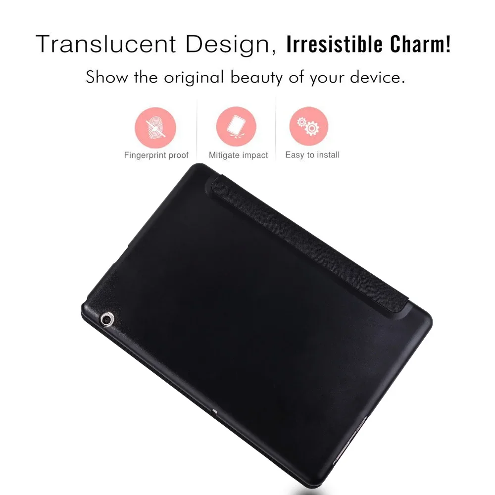 For Huawei MediaPad T5 10 10.1/T3 10 9.6 Inch Tablet Case Dust-proof 26 Letter Dust Prevention Protective Cover + Free Stylus