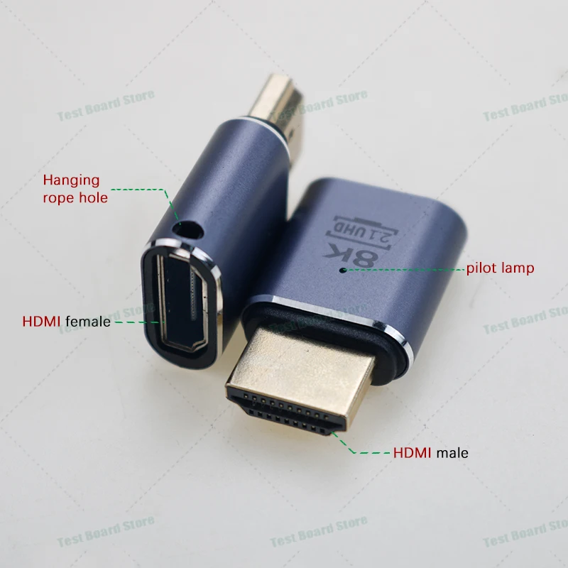 1Pce HDMI 90 ° converter HDMI male to HDMI female U-shaped converter 8K@60Hz HDMI Extender for PS5 PS4 Xbox One/360 Blu ray Play