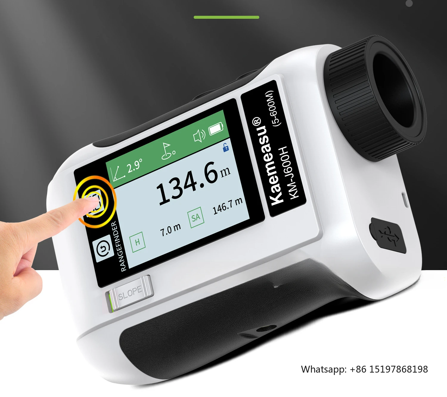 2025 Upgrade Bushnell Pro X3 Golf Laser Rangefinder 1500-yard Range 6X HD