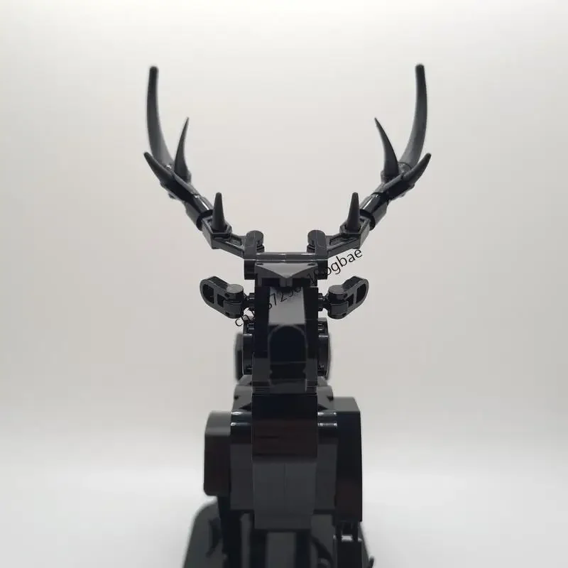 새로운 321Pcs 인기있는 동물 시리즈 Moc Cervus Elaphus 모델 맞춤 퍼즐 Diy 창의적인 아이디어 어린이 장난감 생일 크리스마스 선물