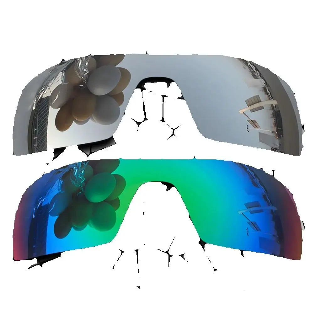 

Silver&Green Lenses Replacement For-Oakley Oil Rig Polarized Sunglasses