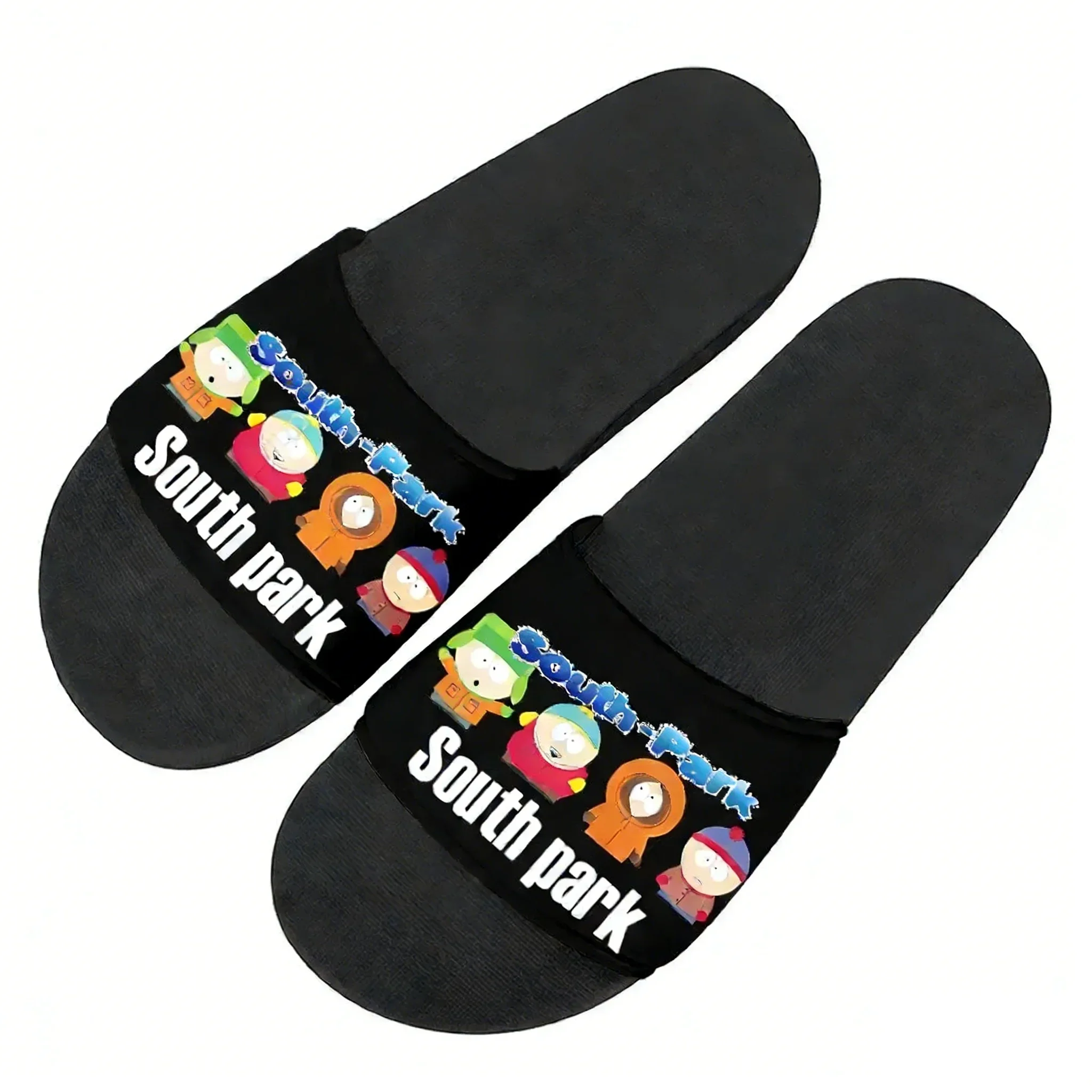 South Park Anime Comedy Slippers Home Water Shoes Retro Street Mens Womens Teenager Outdoor Beach Pool Sandals Summer Slipper - view 3