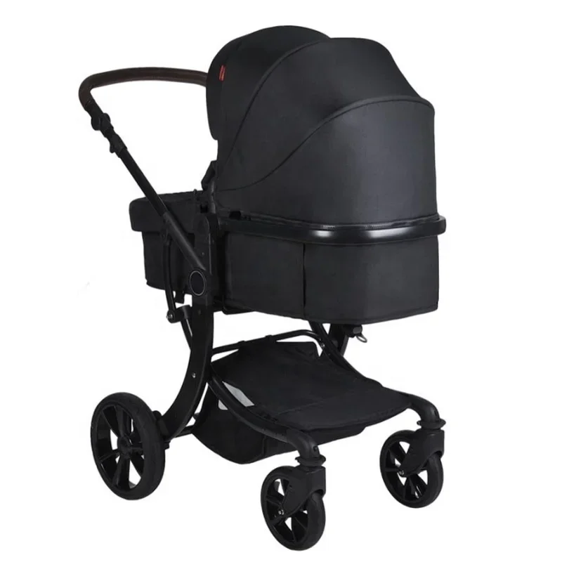 reversible handle baby pushchair