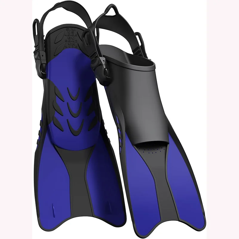 

HOt Sell Swimming Professional Factory Supply Rubber FinsFins Training Open Heel Adjustable Diving Swimming Fins