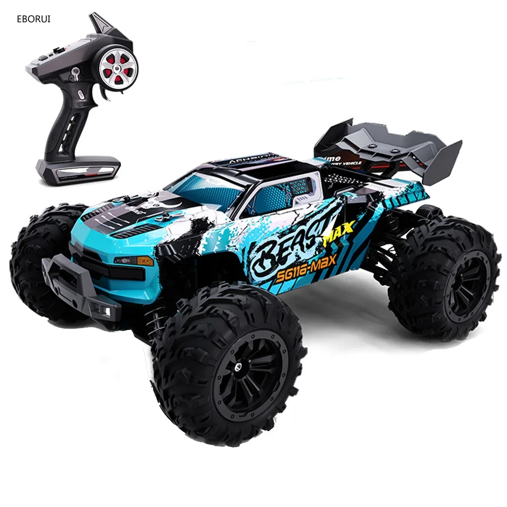 EBORUI SG116MAX/SG116PRO Brushless RC Car 1:16 Full Scale 2.4GHz 4WD Waterproof Off-road HighSpeed 38KM/H Remote Control Car Toy