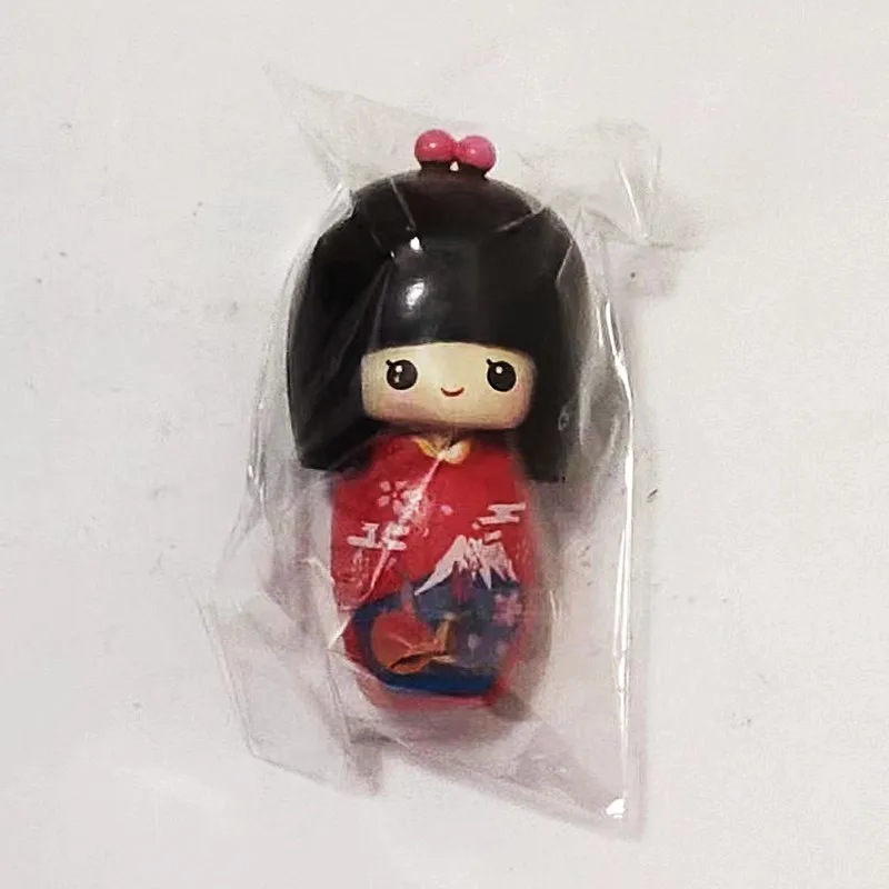 6cm Japanese sukuri sushi kimono girl action figure doll kids collection spring model toy