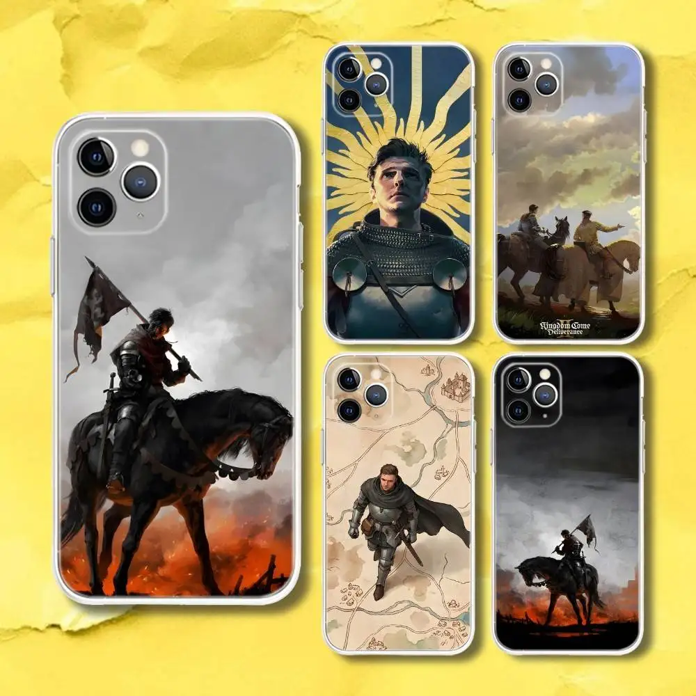 

K-Kingdom Come Deliverance Phone Case For iPhone 17,16,15,11,12,14,13 Pro Max Plus Mini X,XS,XR,7,16E Air Transparent Cover