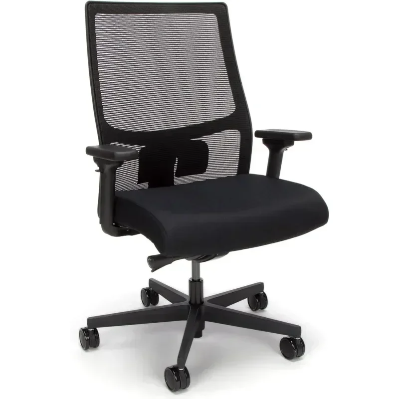 Ergonomischer Bürostuhl – verstellbare Neigung, drehbare Räder, langfristiger Komfort – Home-Office-Schreibtischstuhl