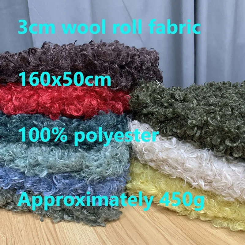 Sewbato New 3cm Faux Fur Fabric 160x50cm Eco-friendly Soft fabrics By Meters Liquidations Handmade Dolls/clothes minky Fabric