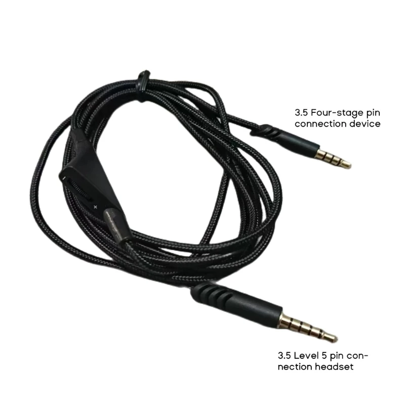 Headset Cable with Inline Volume Control for Astro A10 A40 Gaming Headset 200cm