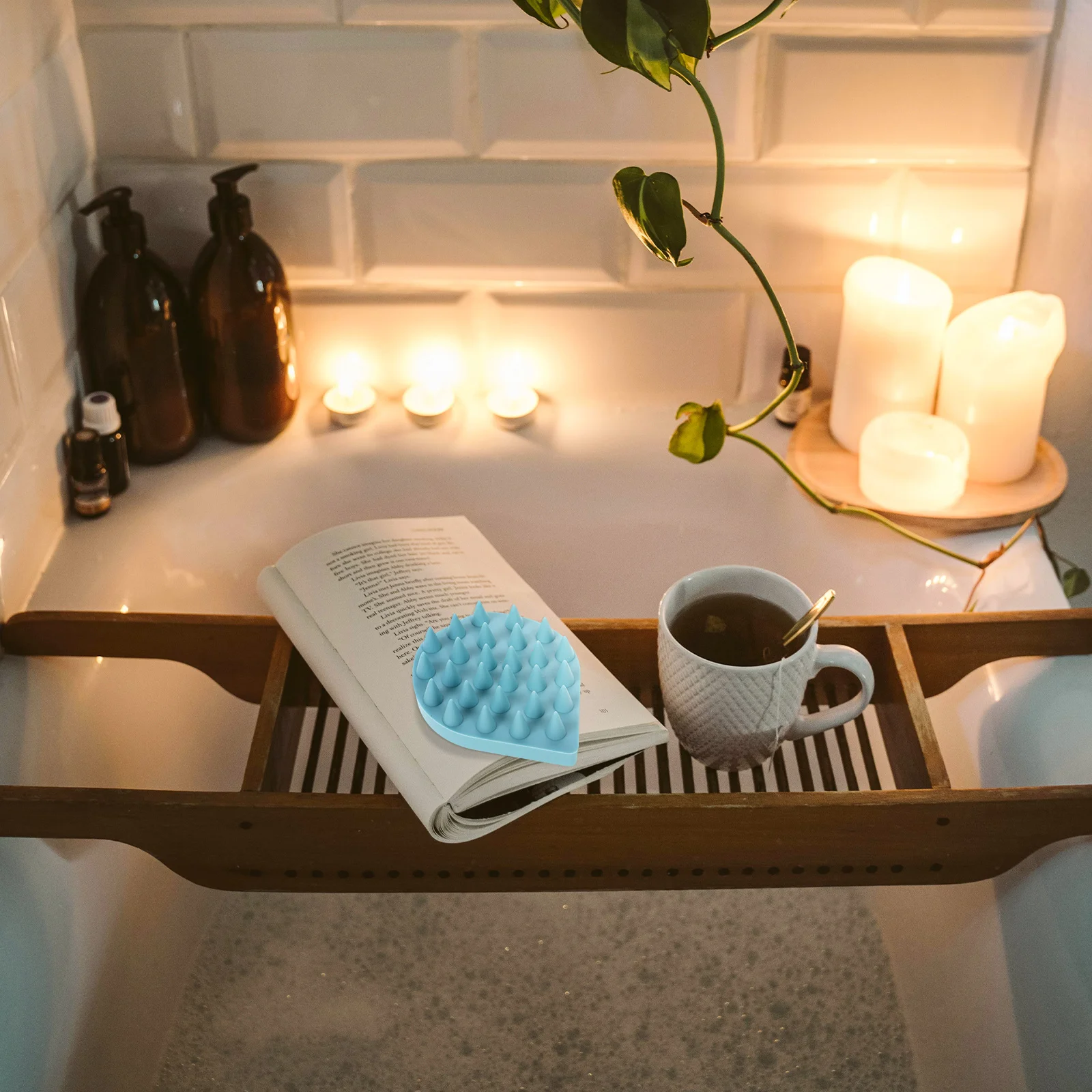 

Hair Scalp Massager Shampoo Brush Dandruff Remover Deep Clean Scalp Muscles Relaxation Ergonomic Design Easy to Use