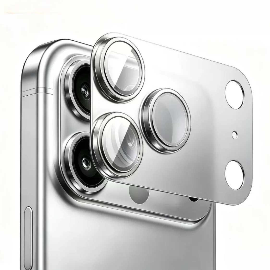2026 Neuer Kameraobjektivschutz für iPhone 18 Pro 18 Pro Max Metalllegierung 9H Gehärtetes Glas Vollständige Abdeckung Kratzfestes Zubehör – Detail 8