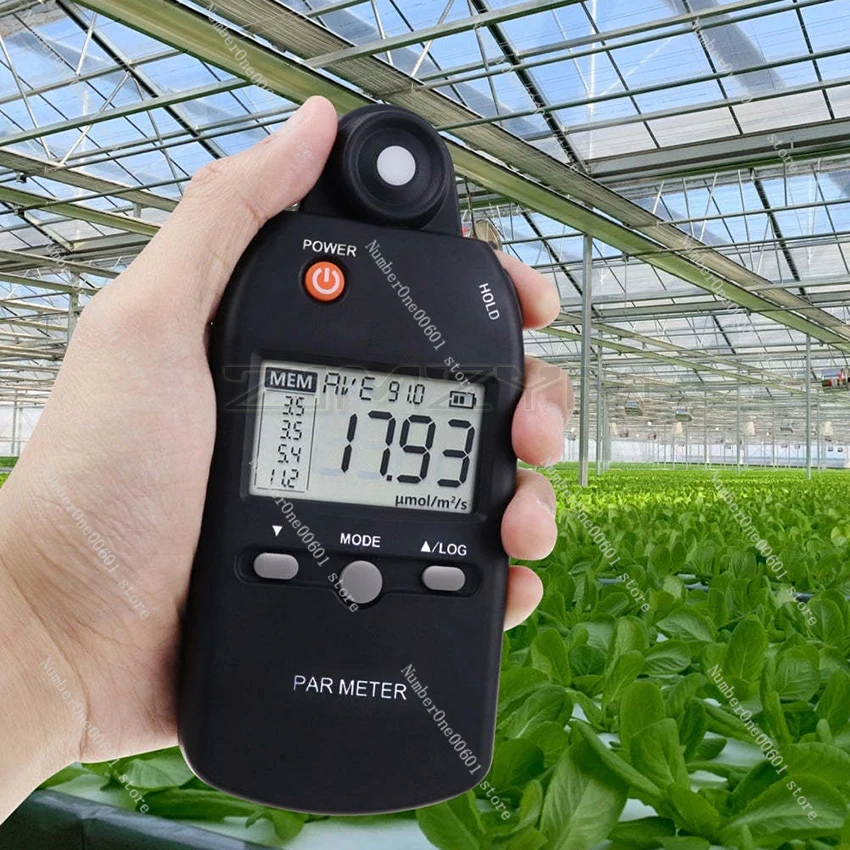 Portable PAR Meter Advanced Quantum Sensor Measure Grow Light  PPFD Tester for Indoor and Outdoor Plant