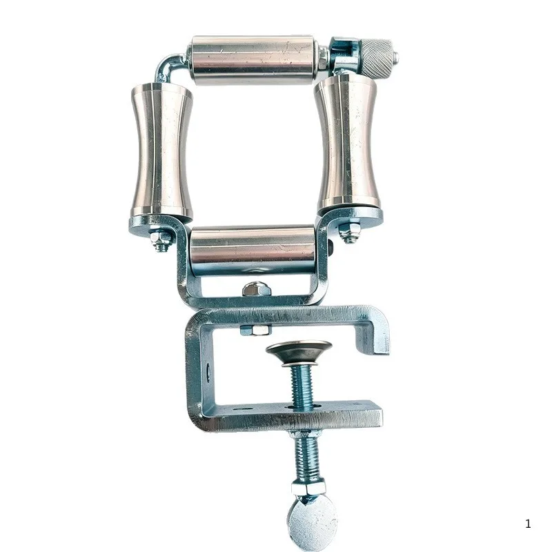 Four-sided pulley cable pay-off pulley, bridge I-beam clamping wire Four-wheel wiring pulley clamping type