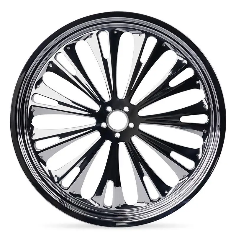 

16x5.0 Inch Silver Cast Aluminum Alloy Motorcycle Wheel for for Touring 09-Later Street Glide & More Retrofit/Upgrade