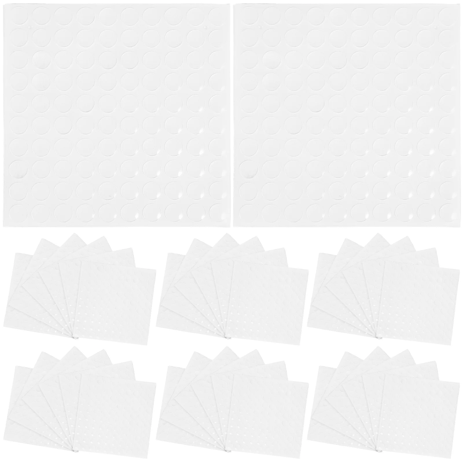 

300pcs Silicone Cabinet Door Bumpers Clear Adhesive Pads For Furniture Glass Wood Protection Drawer Stops Transparent Bumper