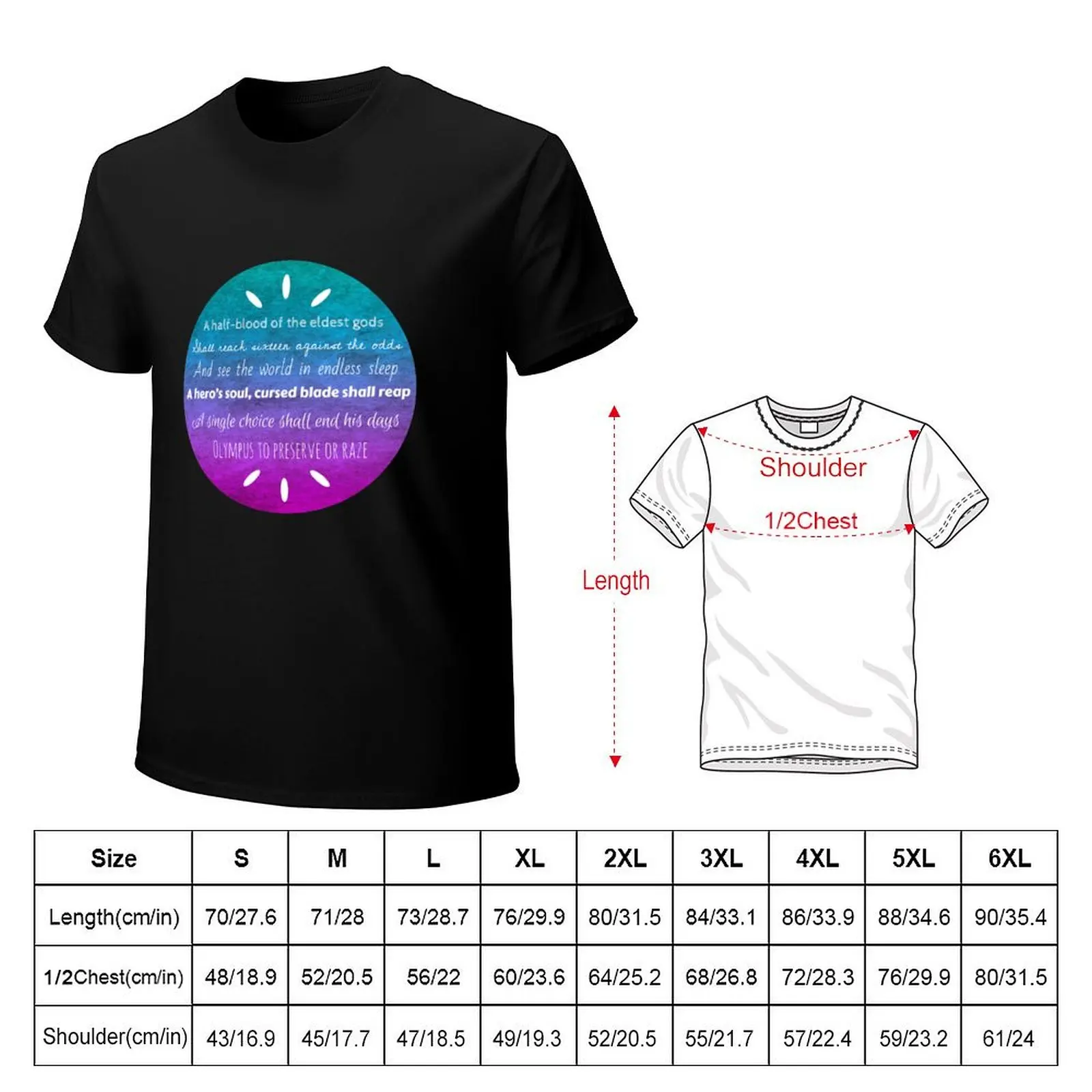 Percy Jackson Prophecy T-Shirt Holiday Lightweight T-Shirt