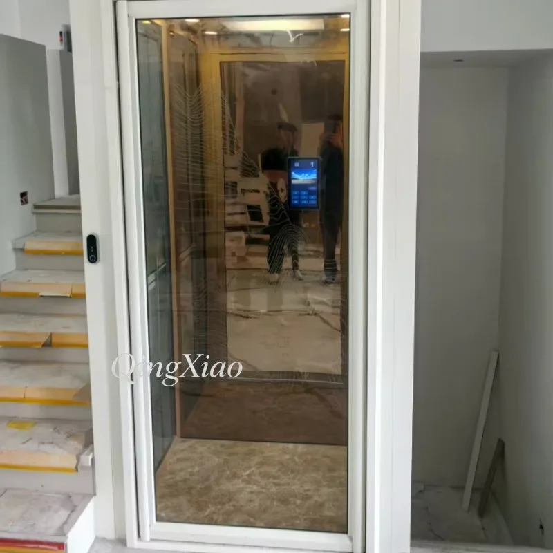Hydraulic Villa Household Elevator 2 To 4 Floors Indoor Outdoor Lift Rural Self Built Private House Family Daily Transport Use