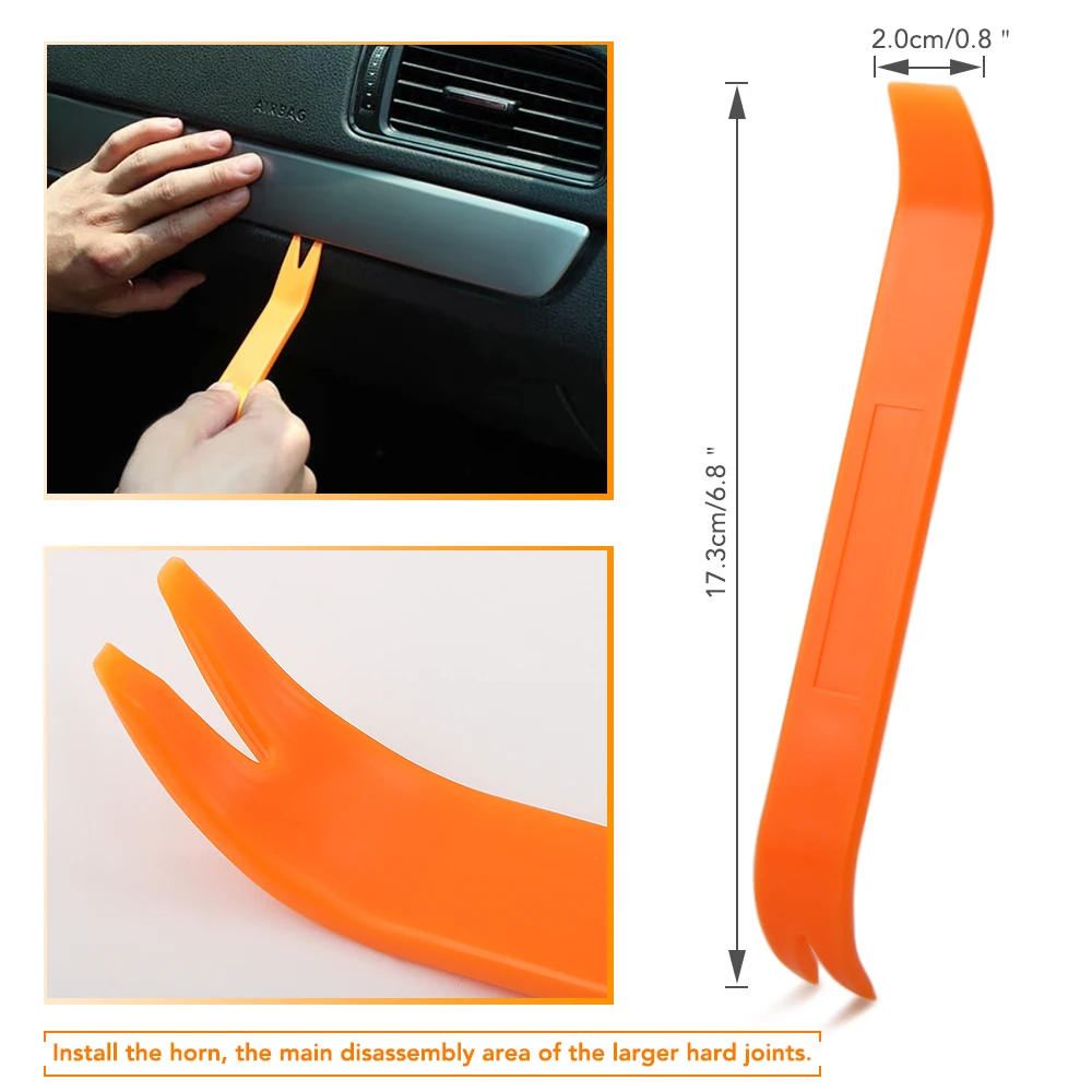 Car styling Car Radio Disassembly tool For SEAT Altea Toledo MK1 MK2 Ibiza Cupra Leon Cupra For Skoda Fabia Rapid octavia view 6