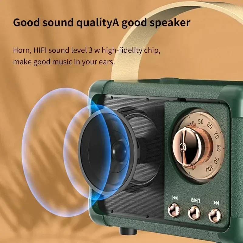 

for Car Stereo HM11 Portable Bass Loudspeaker Music Box for Ios/android Subwoofer Bluetooth Speaker Wireless Waterproof Outdoor
