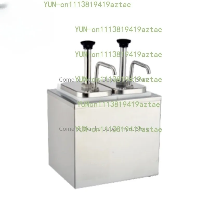 Commercial Restaurant Catering food warmer Stainless Steel Tabletop Ketchup condiment pump Sauce dispenser with 2 /3/4 tanks