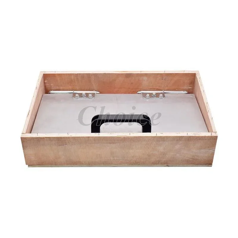 Hand-Operated Manual Beeswax Foundation Maker 220*460mm Note-Book Type Casting Mold Beeswax Sheet Making Machine For Sale