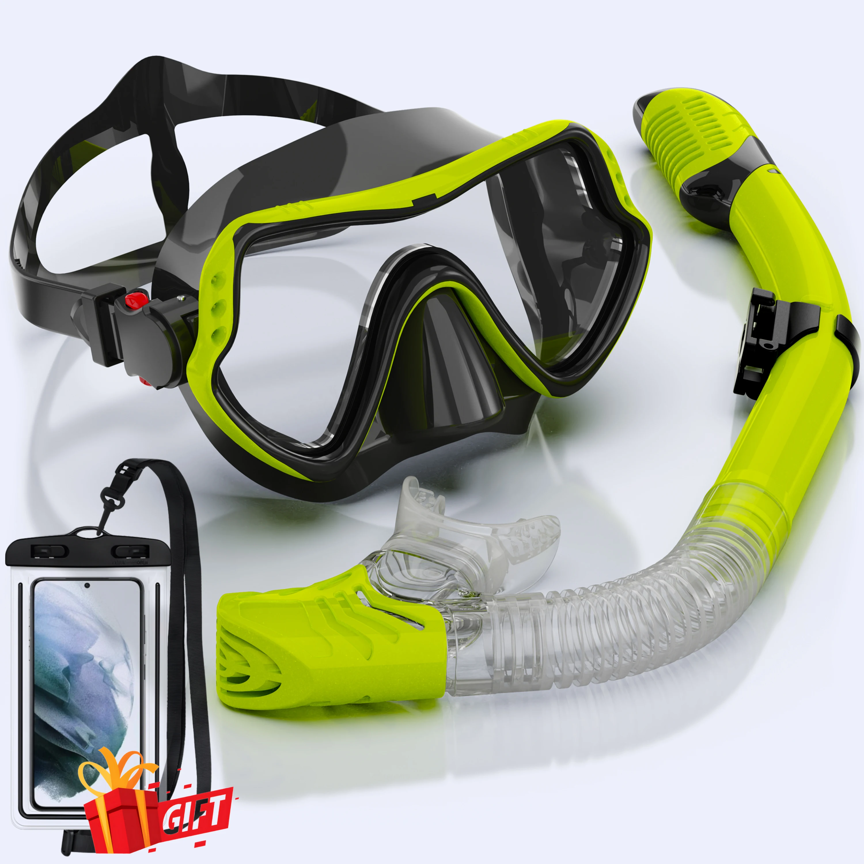 

Professional Scuba Diving Masks Snorkeling Set Adult Silicone Skirt Goggles Glasses Swimming Pool Equipment Eye Wear Swimwear