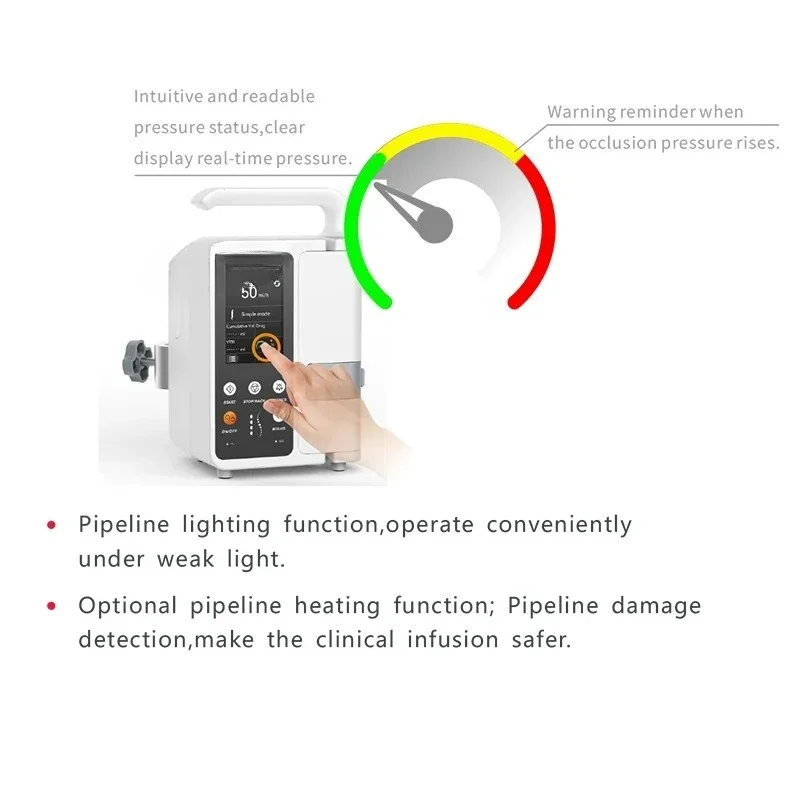 

Factory Price Medical Hospital Equipment Medical Disposable Volumetric Tiva Infusion Pump Price