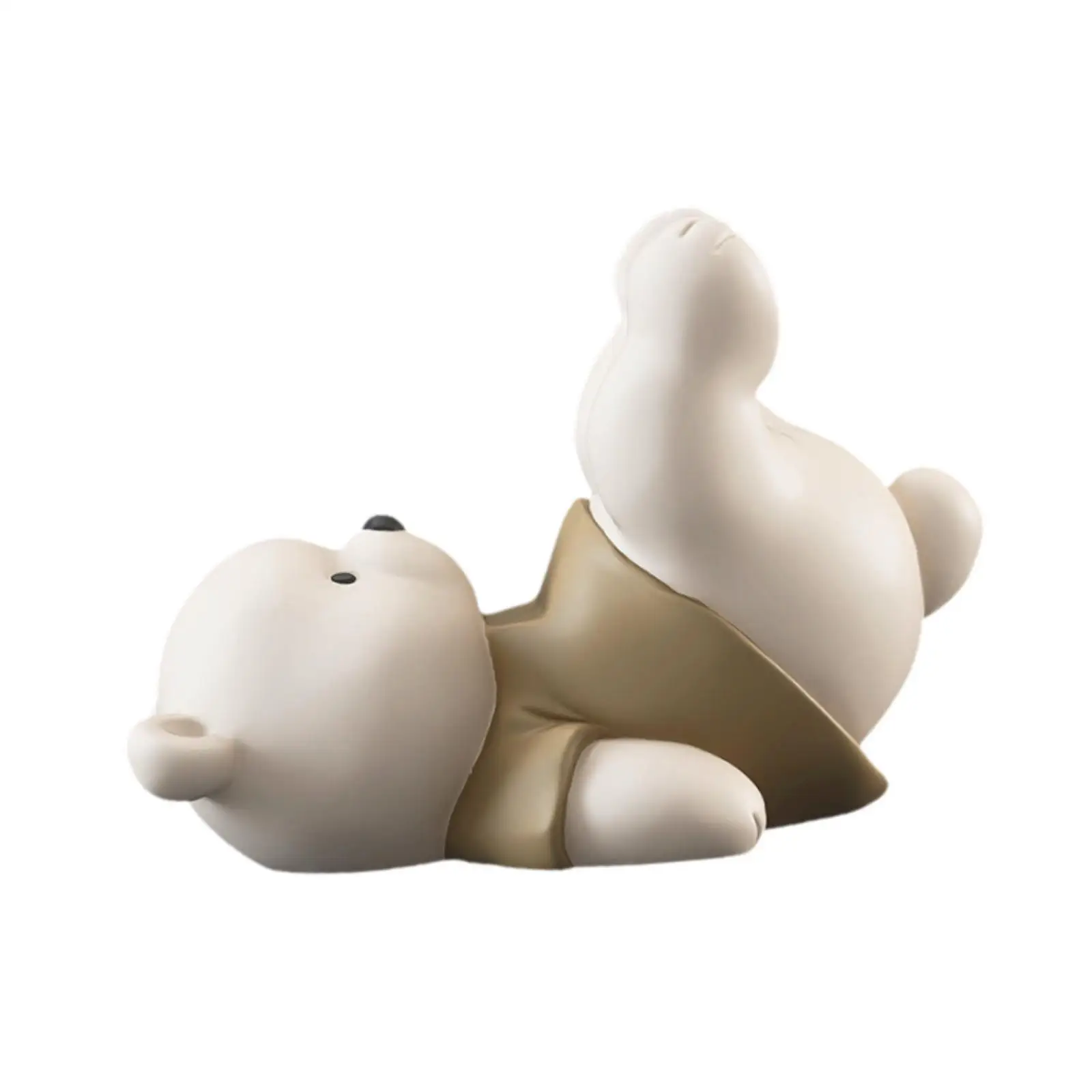

Animal Statue Artwork Gift Bear Phone Holder for Bookshelf Fireplace Desktop