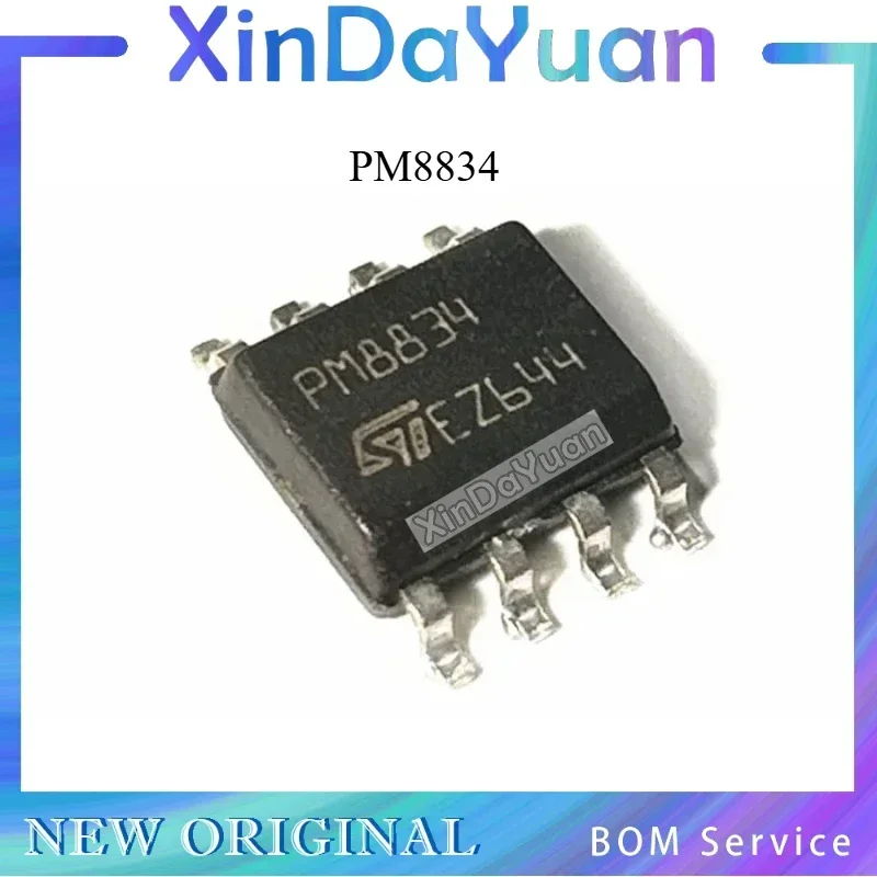 10 pcs PM8834 PM8834TR SOP-8 MOSFET Driver Chip 4 Double Low Side