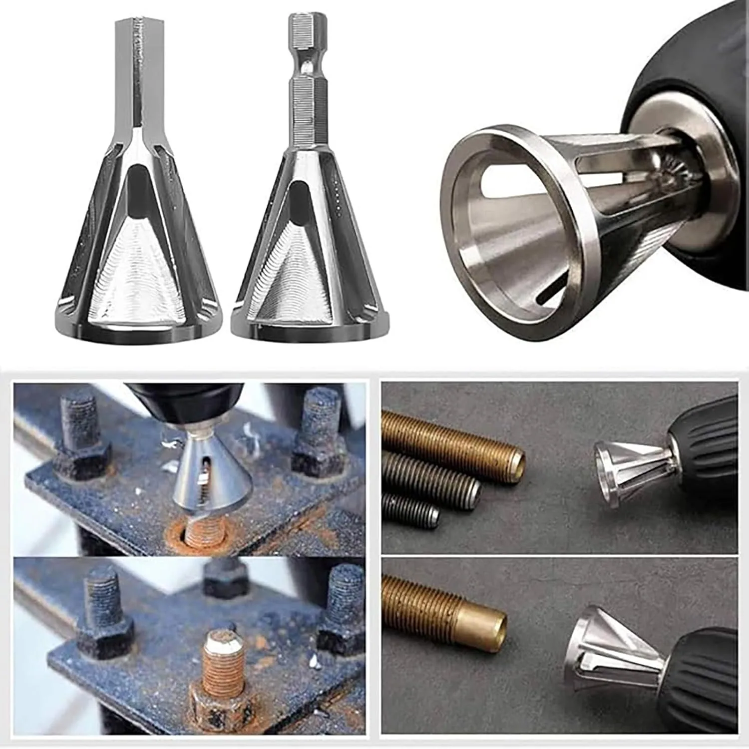 

1PC Drilling Tool – Deburring and Chamfering Tool for Chuck Drills, Precision Grinding & Trimming for Smooth Finishes