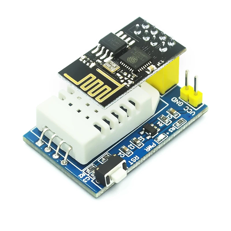 1~50Pcs ESP8266 ESP-01 DHT11/AM2302 DHT22 Temperature and Humidity Sensor WiFi Node Module