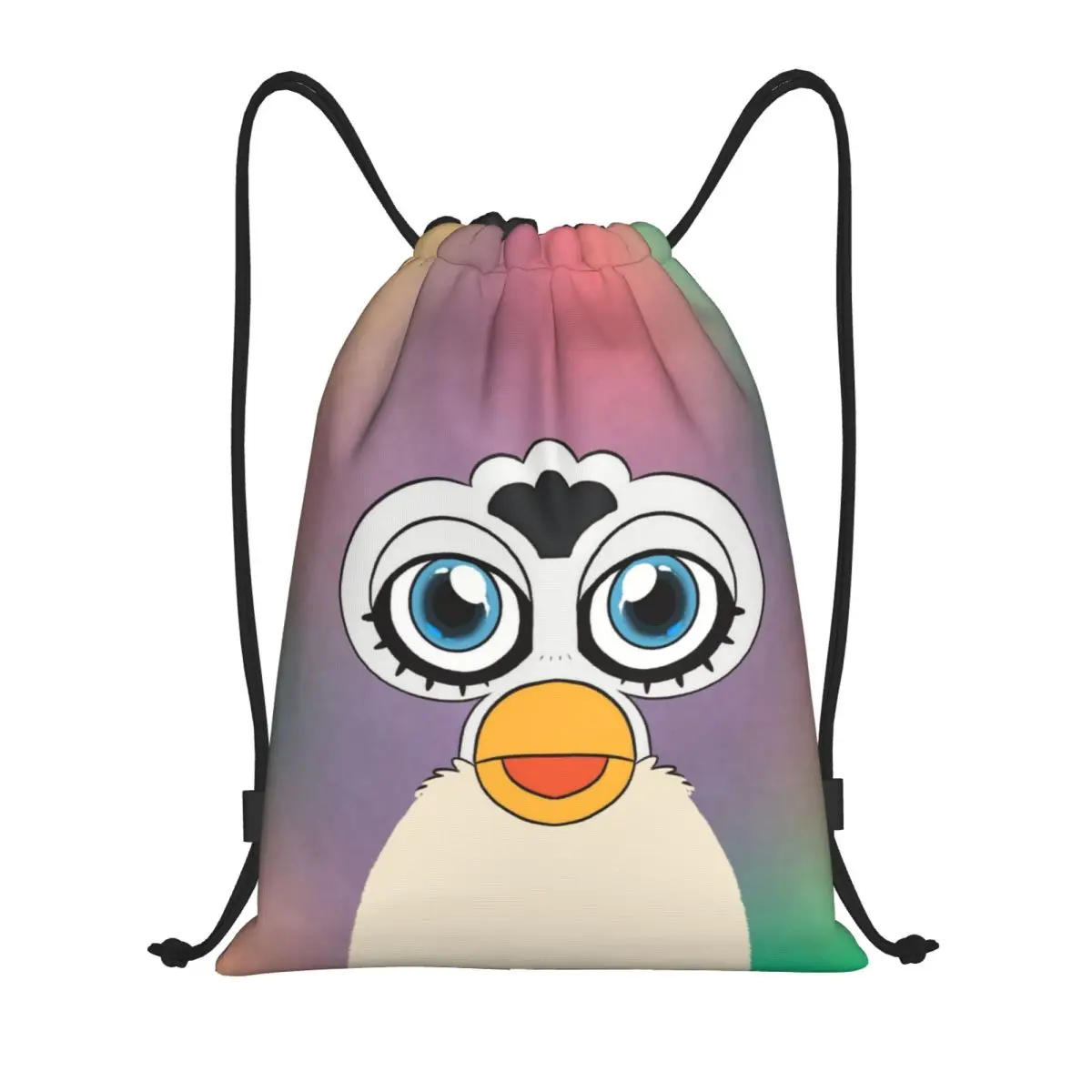 

Сумки на шнурке для тренировок на заказ Furbys, рюкзаки для йоги, мужские и женские рюкзаки с рисунком животных, спортивный рюкзак для спортзала