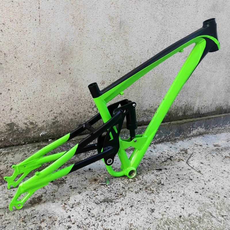 Kalosse Dropout Bike Frame, 135mm, 26 Inches, Full Suspension, Aluminum Alloy, Mountain Bicycle