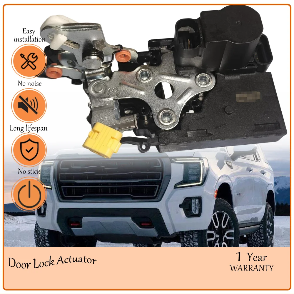 

Stable Durable Rear Left Door Lock Latch Actuator,Fit GMCSierra Yukon Pickup SUV,OE DLA1155,15110651,16872415,16637325,15761421
