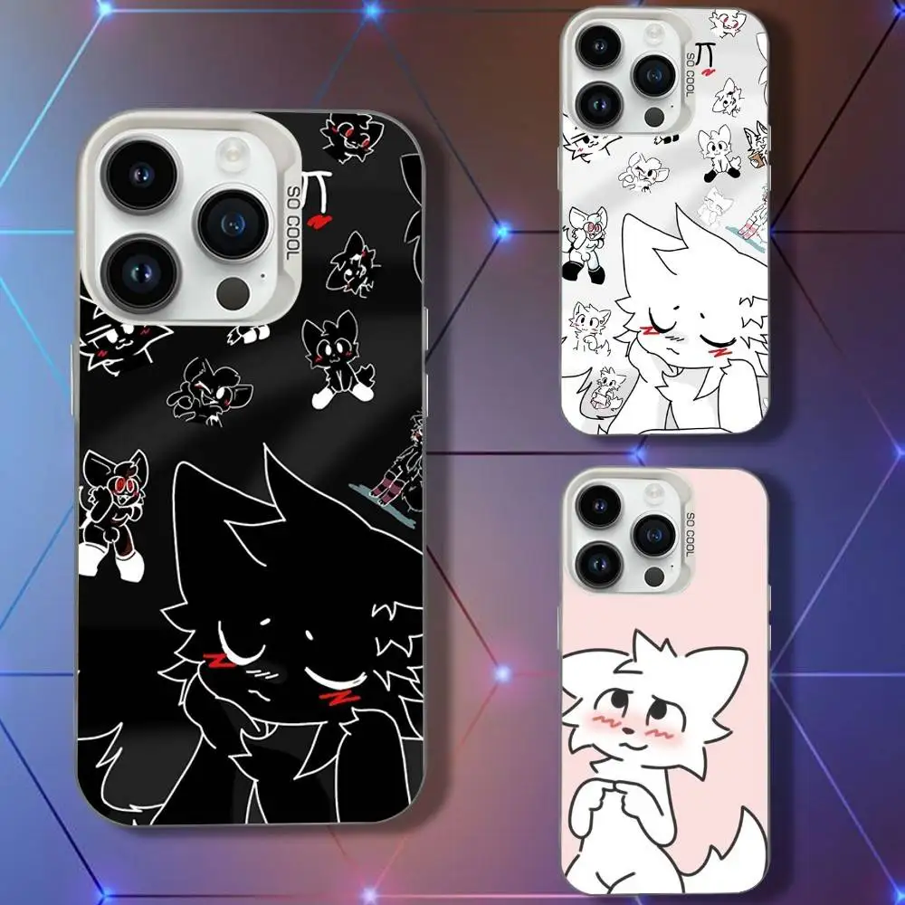 

Cartoon Cute B-Boykissers Phone Case For iPhone 16,15,14,13,12,11,Pro,XS,Max,Plus,Mini,SE White Candy Matte Shockproof Cover