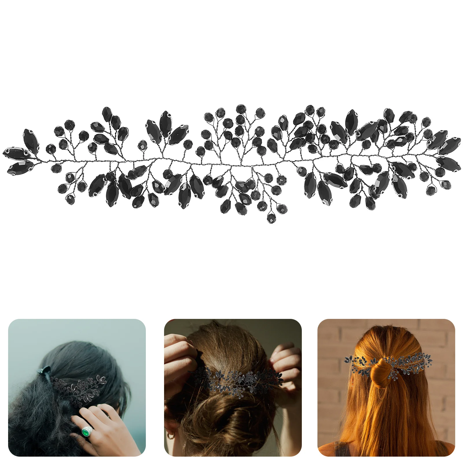 

Bridal Hair Vine Rhinestone Headpiece Elegant Wedding Hair Jewelry Accessories for Bride Rhinestone Headband Wedding Accessories